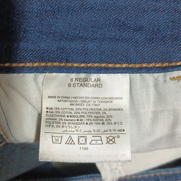 431511...Old Navy Skinny Jeans Size 6R, W28" 28"Inseam 9"Rise - Picture 6 of 6